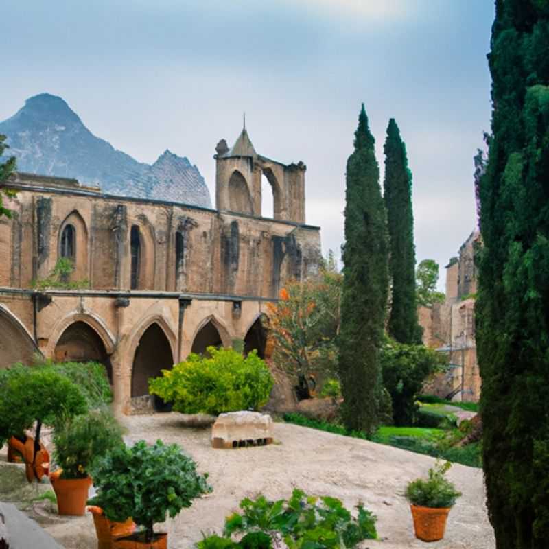 Majestic Saint Hilarion: A Castle Frozen in Time Amidst Autumn's Embrace