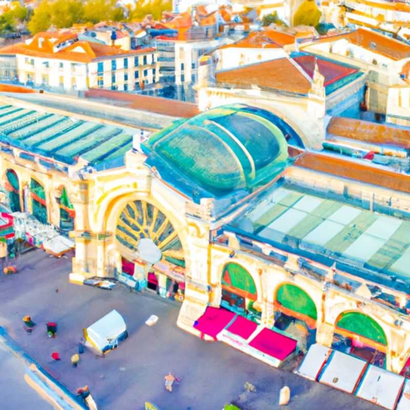 Three couples marveling at the breathtaking beauty of Montpellier's Place de la Comédie, its elegant architecture adorned with vibrant autumn foliage, during their enchanting 5-day fall adventure in this captivating French city.