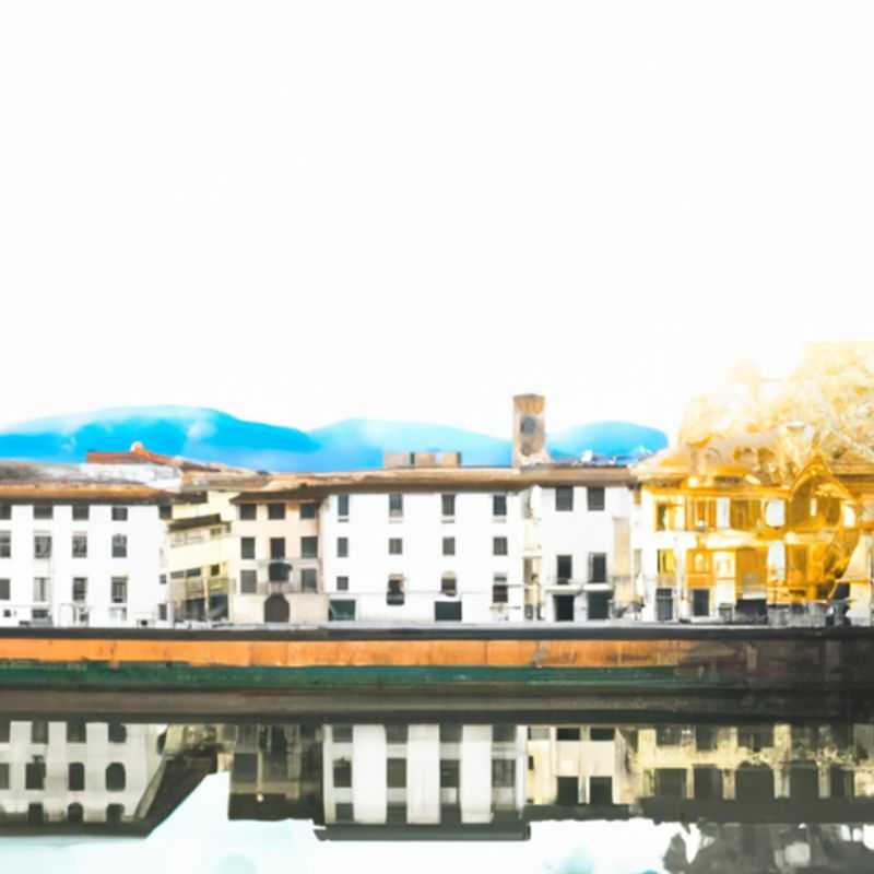 A solitary traveler strolls along the enchanting cobblestone streets of Lucca, Italy, during a magical 24-hour winter sojourn, admiring the historic city walls and soaking in the medieval charm.