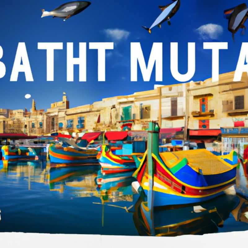 Visite du port de Marsaxlokk à La Valette, Malte en hiver