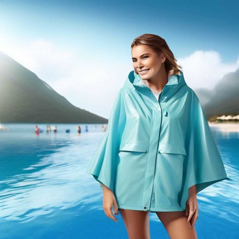 A stylish waterproof jacket or poncho, perfect for keeping dry on your adventures.