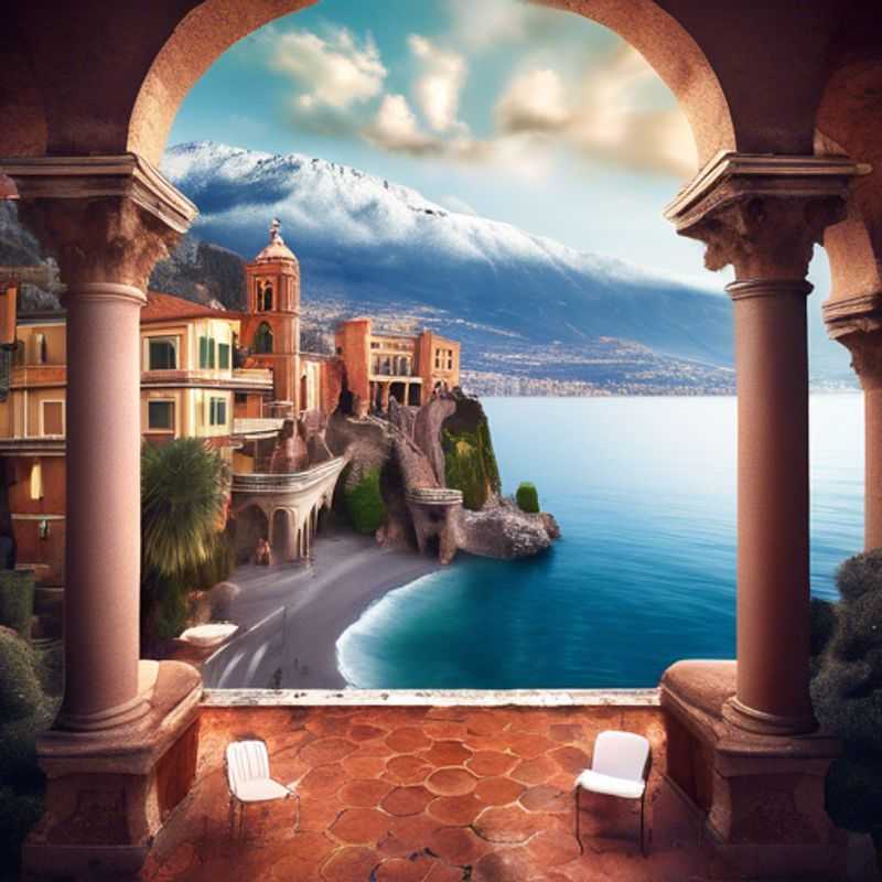 Stunning coastal view of Taormina, Italy, showcasing its charming streets and the majestic Mount Etna in the background, as travelers ponder the costs of visiting this picturesque destination.