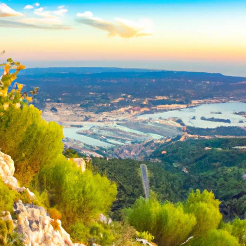 A vibrant family with cheerful children strolling along the picturesque harbor of Toulon, France, during their enchanting 24-hour spring adventure, soaking in the beauty of the Mediterranean gem.