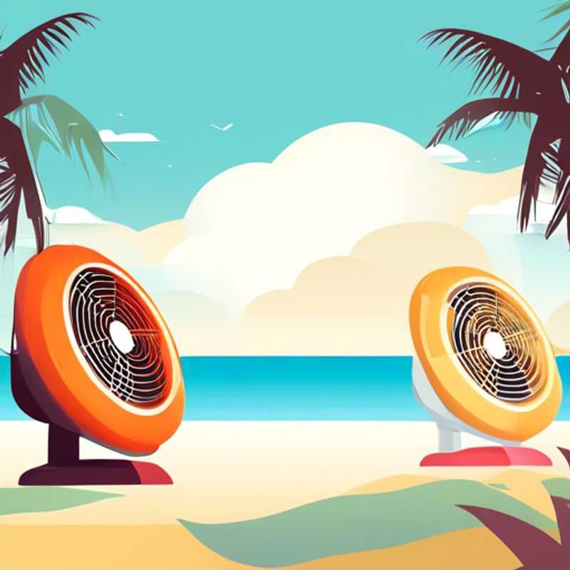 Un ventilateur portatif ou une serviette rafraîchissante pour les climats chauds.