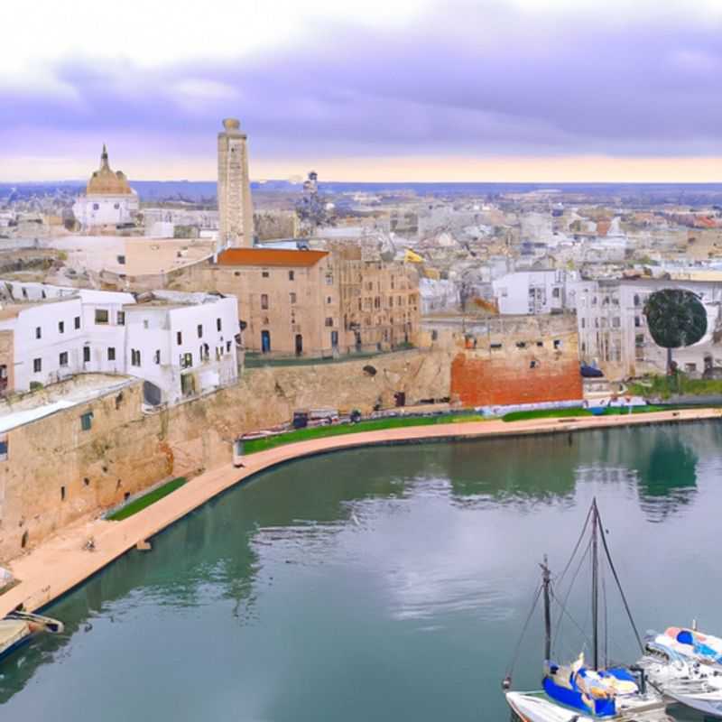 Three couples embarking on an unforgettable 24-hour adventure in the captivating seaside town of Brindisi, Italy, during the vibrant springtime, embracing the town's rich history, delectable cuisine, and picturesque waterfront.