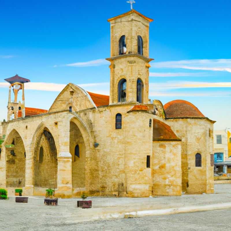 Three couples strolling along the picturesque promenade of Larnaca, Cyprus, enveloped in the warmth of winter sunshine and captivated by the azure waters of the Mediterranean Sea during their 4-day winter getaway.