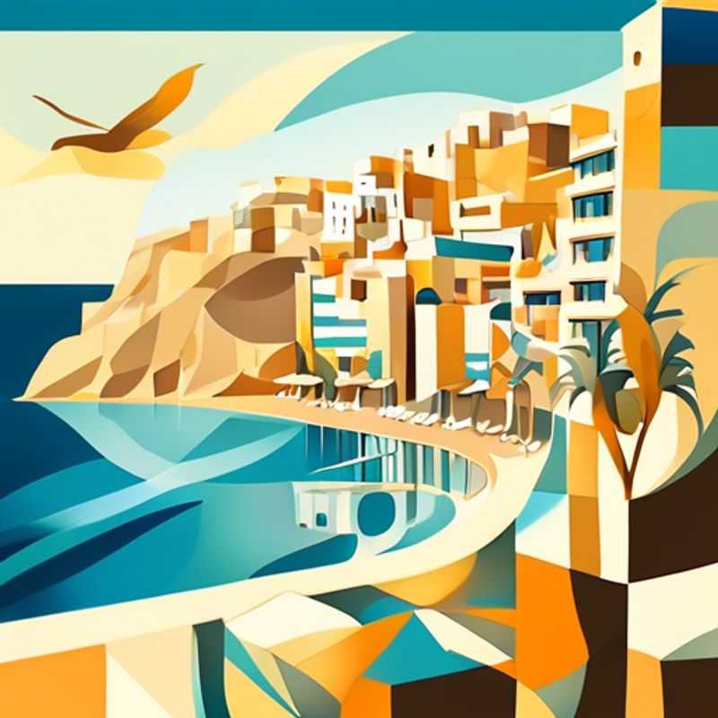 Alicante, Spain: Sun-drenched cityscape overlooking the Mediterranean Sea, illustrating the question: Is Alicante expensive to visit?