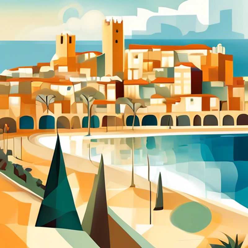 The Gap Year Traveler strolling along the ancient Roman aqueduct in Tarragona, Spain, marveling at the timeless architecture and rich history of this captivating coastal city during their 3-week winter adventure.