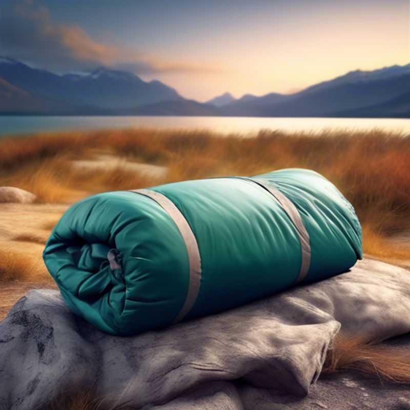 A lightweight sleeping bag or travel sheet ideal for camping or staying in remote areas.
