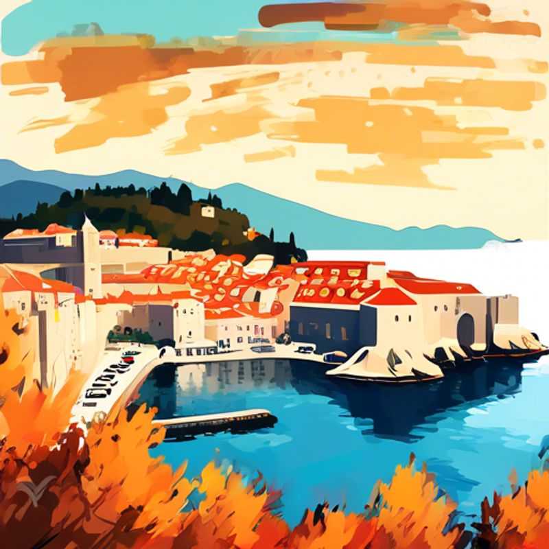 The Group Traveler's two couples strolling along the iconic ancient walls of Dubrovnik, Croatia, captivated by the city's timeless allure during their 5-day autumn adventure.