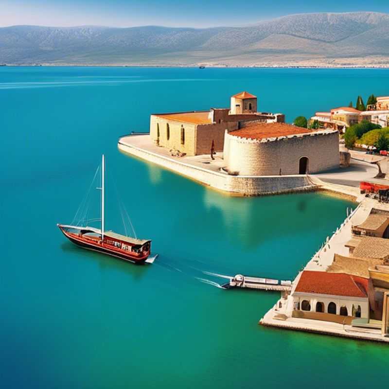 Découvrez les ruines antiques de Mycènes à Nafplio, Grèce, pendant l'été