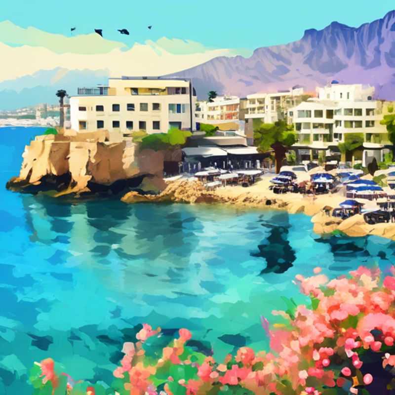 Deux couples, les voyageurs des médias sociaux, se promenant dans les rues pittoresques de Kyrenia, Chypre, lors de leur séjour de trois semaines au printemps, découvrant les trésors cachés de cette ville côtière enchantée.