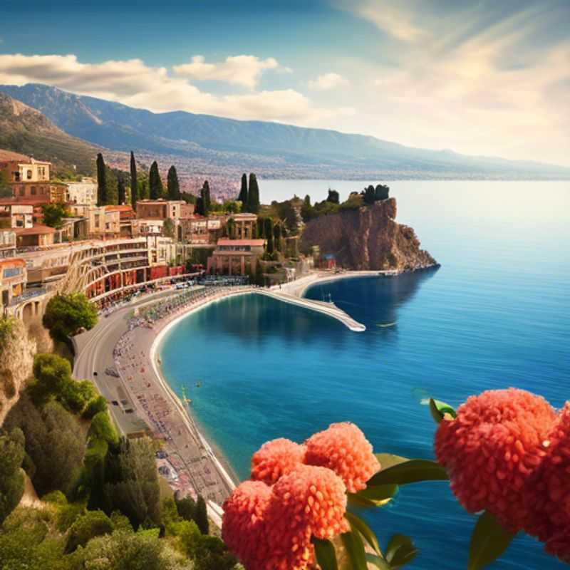 Stunning coastal view of Taormina, Italy, showcasing its picturesque beauty and helping to assess the cost of a visit.