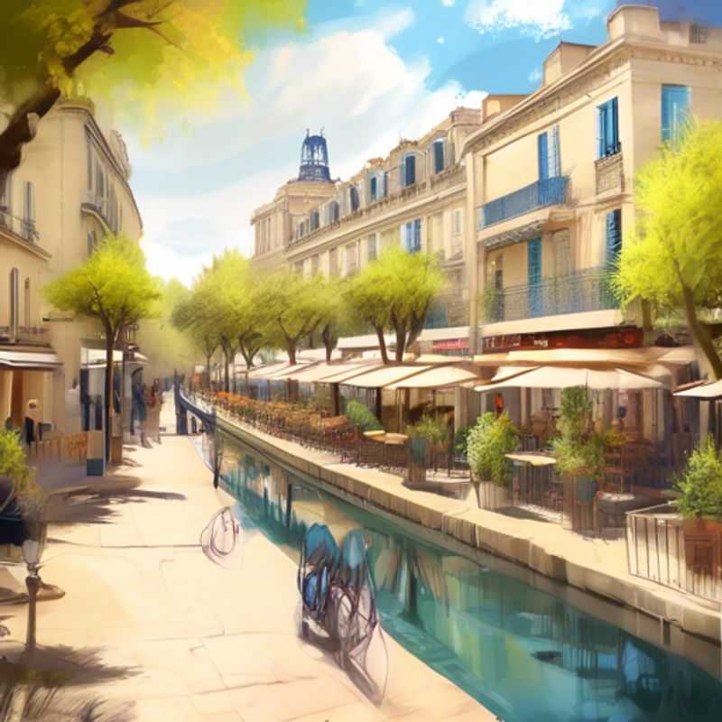 Charming streets of Montpellier, France, showcasing vibrant architecture and lively cafes, perfect for exploring while assessing the affordability of this beautiful city.