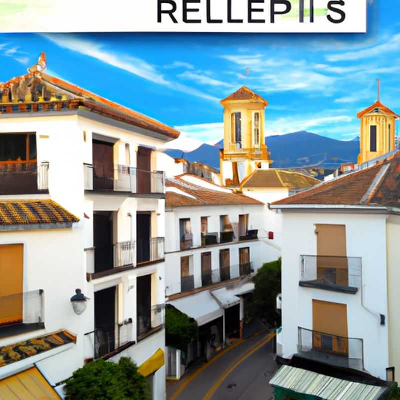 A solo traveler basking in the tranquility of Marbella, Spain's picturesque Old Town, adorned with whitewashed buildings and vibrant flowerpots, during a captivating 4-day winter sojourn.