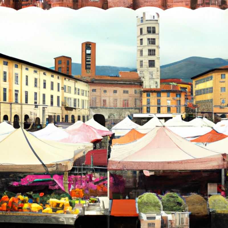 A solitary traveler strolls along the enchanting cobblestone streets of Lucca, Italy, during a magical 24-hour winter sojourn, admiring the historic city walls and soaking in the medieval charm.