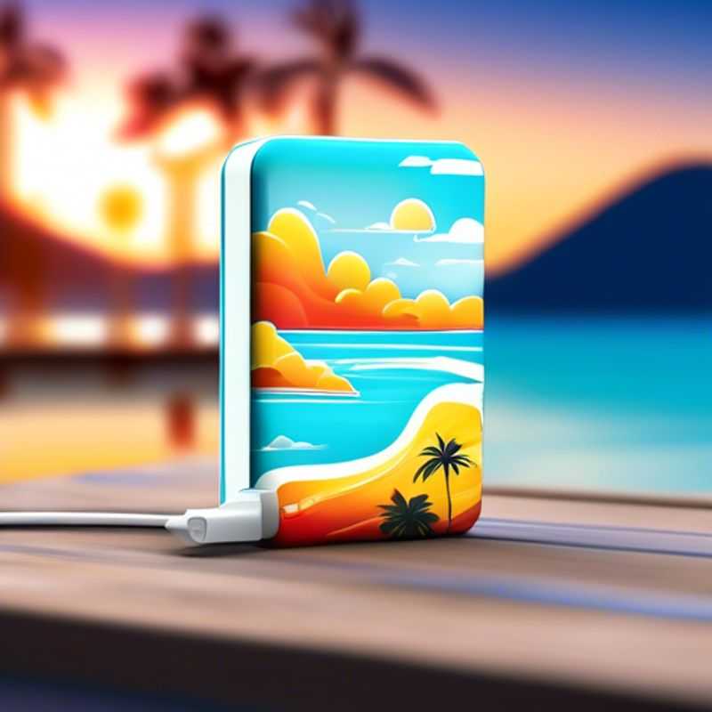 Une banque d'alimentation portable ou chargeur portable pour recharger vos appareils en déplacement.