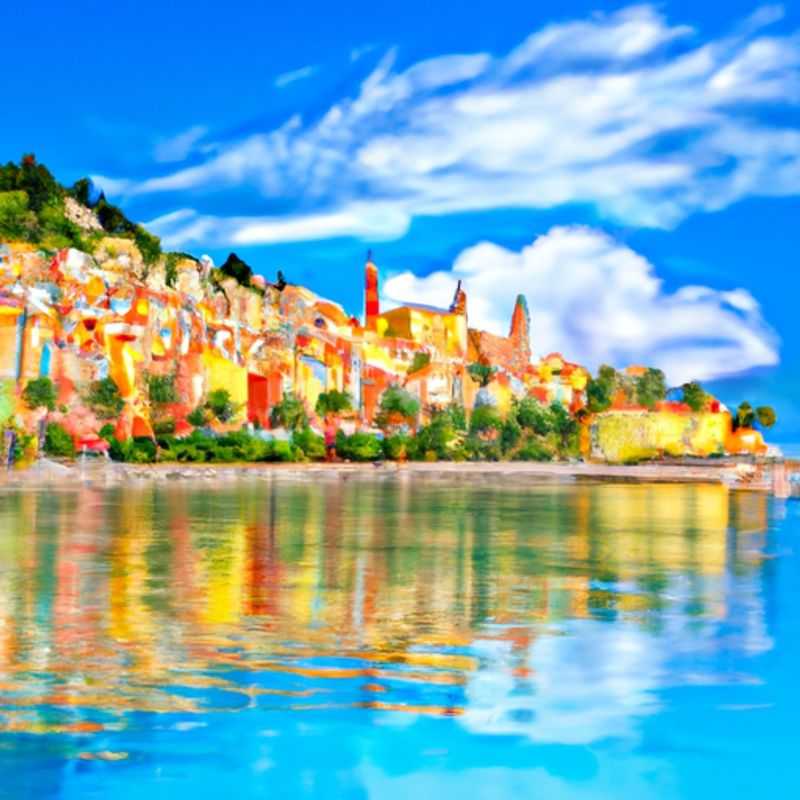 A Winter's Stroll Through the Enchanting Old Town of Menton, France