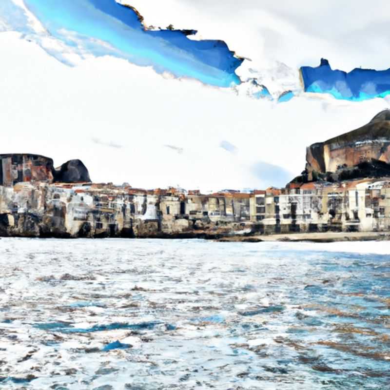 A solitary traveler basks in the tranquility of Cefalù, Italy, during a weeklong winter escape. The charming town's snow-capped mountains and serene beaches offer a picturesque backdrop for introspection and rejuvenation.