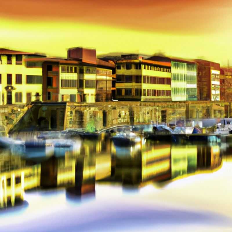 Two couples bask in the golden glow of the setting sun over the picturesque Livorno coastline, Tuscany, Italy, embarking on their enchanting 5-day summer adventure.