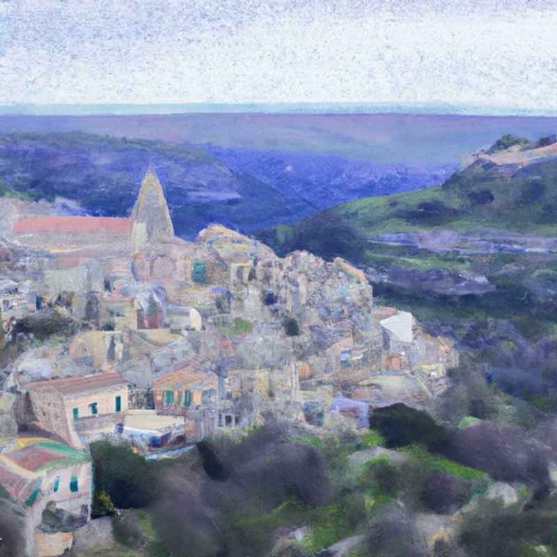 Un couple flânant dans les rues pittoresques de Modica, en Italie, sous le ciel d'hiver, découvrant les merveilles baroques de cette ville nichée au cœur de la Sicile.