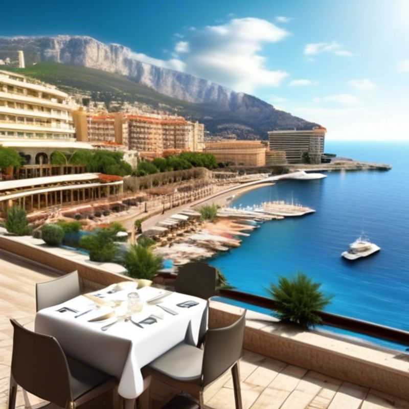 Vue imprenable sur Monaco, illustrant le luxe et le prestige de la principauté.