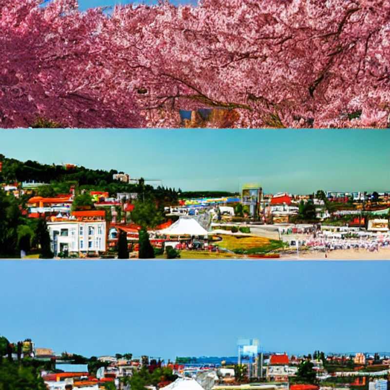 Here are a few options for alt text for an image of Burgas, Bulgaria in an article about whether it's good for spring break, each with a slightly different emphasis: