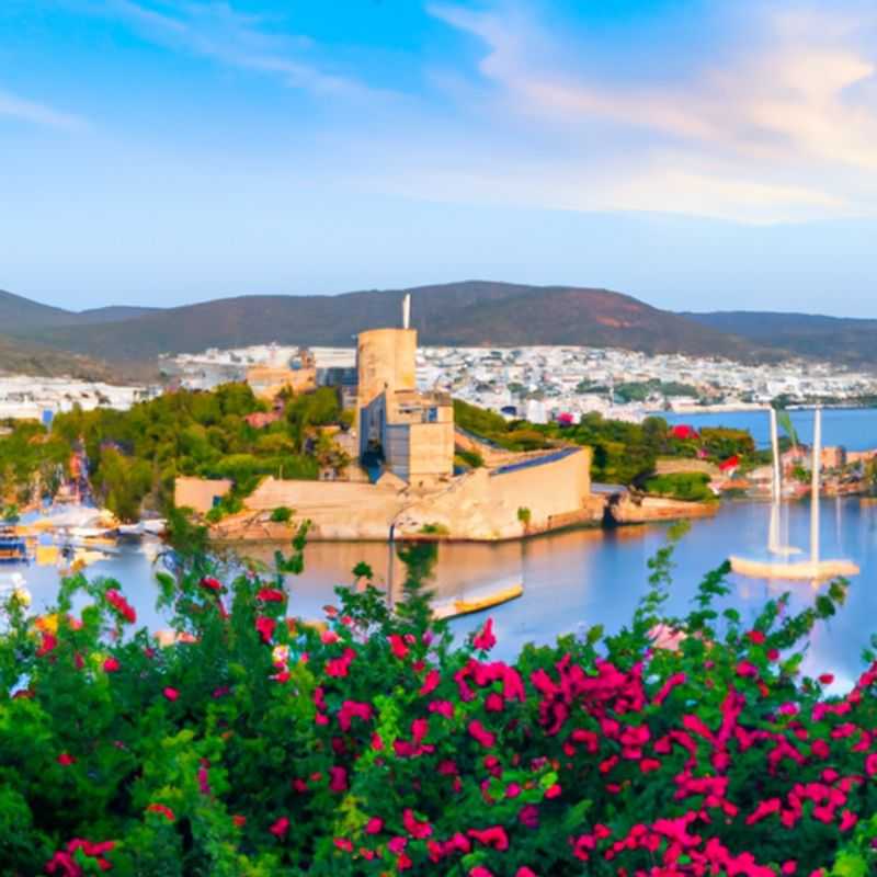 Bodrum's Windmills: A Fall Foliage Spectacle