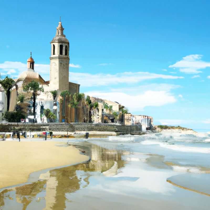 Deux couples profitent de l'effervescence de Sitges, en Espagne, célèbre pour son ambiance festive et ses plages animées, lors de leur escapade estivale de 3 jours.