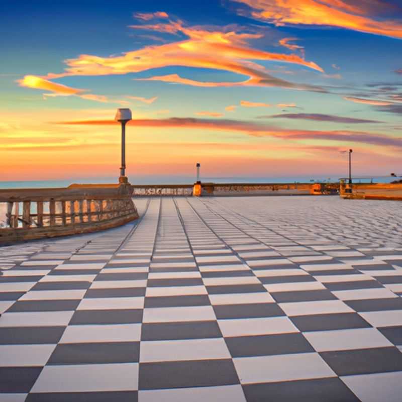 Two couples bask in the golden glow of the setting sun over the picturesque Livorno coastline, Tuscany, Italy, embarking on their enchanting 5-day summer adventure.