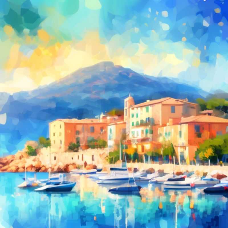 A family of The Weekend Travelers, brimming with curiosity and a spirit of adventure, explore the charming seaside town of Olbia, Italy, during a sun-drenched summer getaway.
