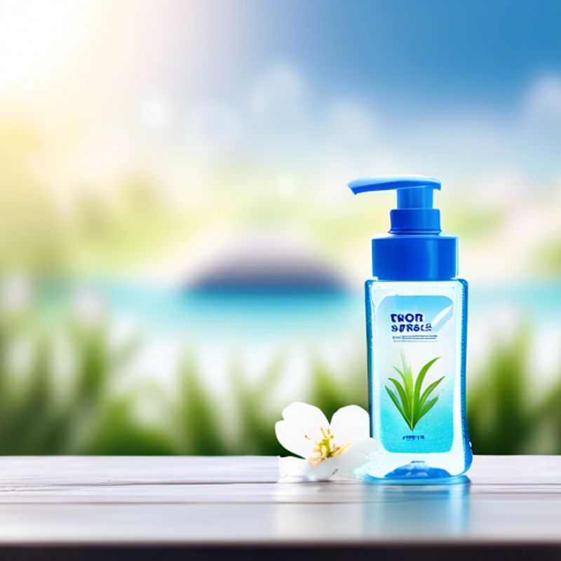 A close-up shot of a bottle of hand sanitizer and a pack of wet wipes, essential hygiene items for staying clean and healthy on the go.