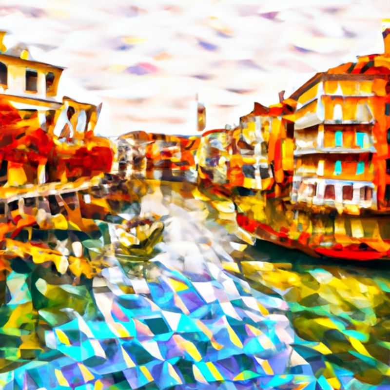 A couple strolls through the enchanting labyrinth of Venice's canals, surrounded by the city's iconic bridges and colorful buildings, during their whirlwind 24&#45;hour autumn adventure in the floating city of Italy.