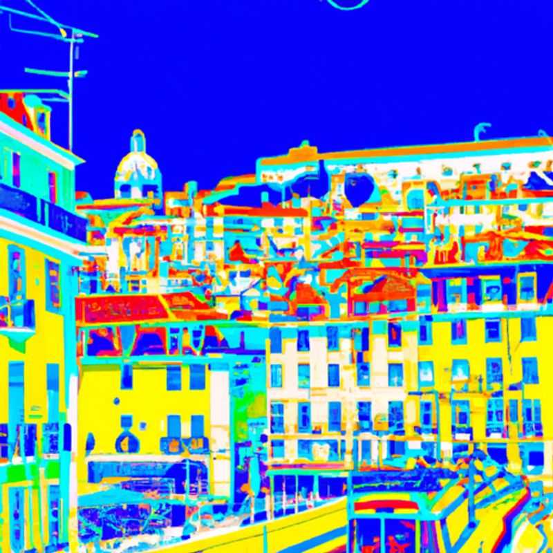 Trois couples profitant de l'ambiance animée et colorée du quartier de l'Alfama à Lisbonne, au Portugal, lors de leur escapade estivale d'une semaine.