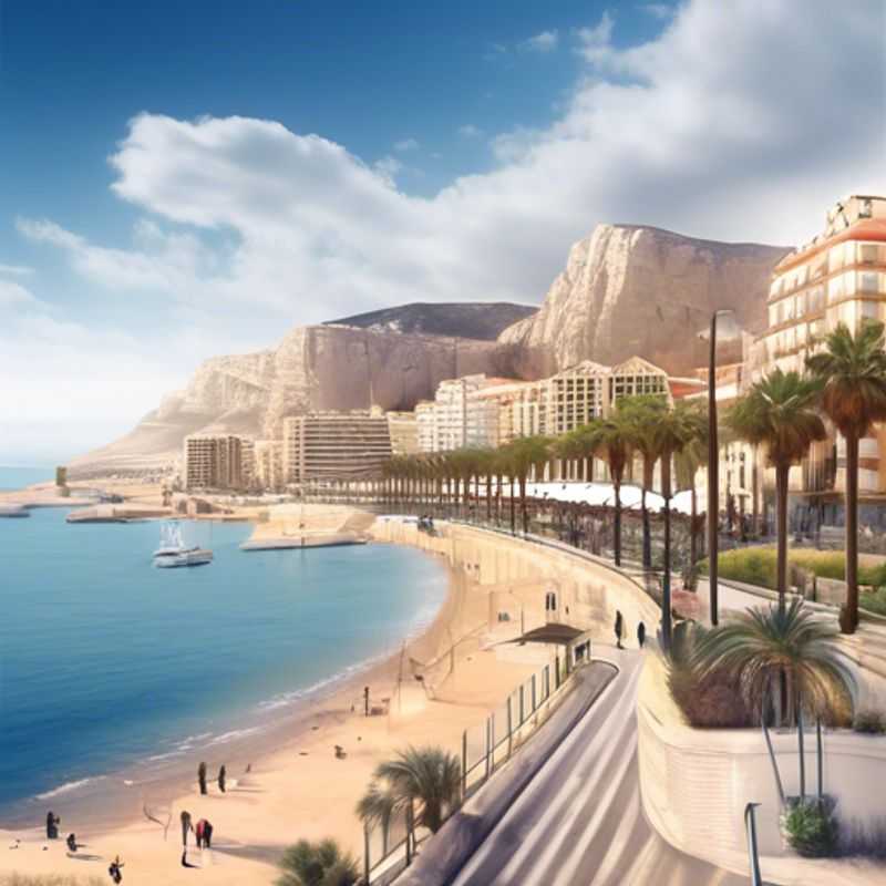 Alicante, Spain: Sun-drenched cityscape overlooking the Mediterranean Sea, illustrating the cost-effective beauty of this Spanish gem.