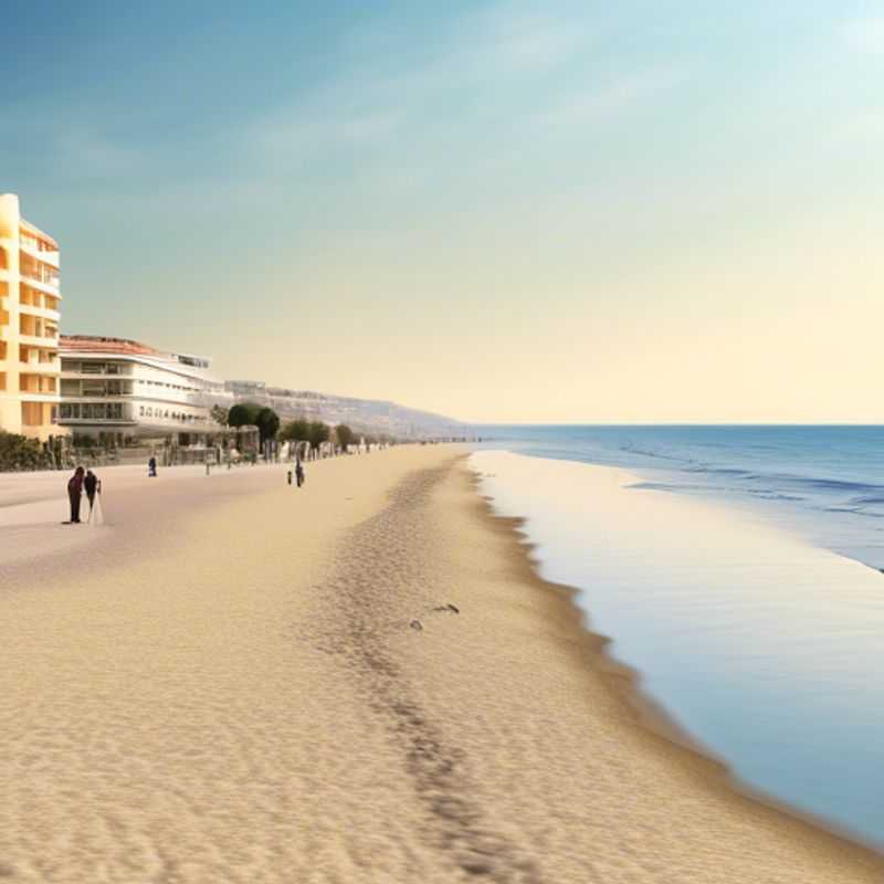 Un voyageur solitaire admirant les vagues de la mer Adriatique qui se brisent sur la promenade de Pescara, en Italie, pendant son séjour de 3 jours dans cette ville côtière durant l'hiver.