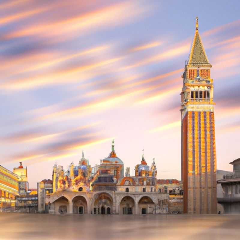 A couple strolls through the enchanting labyrinth of Venice's canals, surrounded by the city's iconic bridges and colorful buildings, during their whirlwind 24&#45;hour autumn adventure in the floating city of Italy.