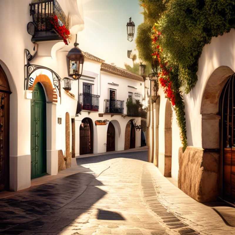 A solo traveler, the Gap Year Adventurer, strolling along the picturesque promenade of Marbella, Spain, taking in the sun-drenched coastal charm during their 4-day winter getaway.