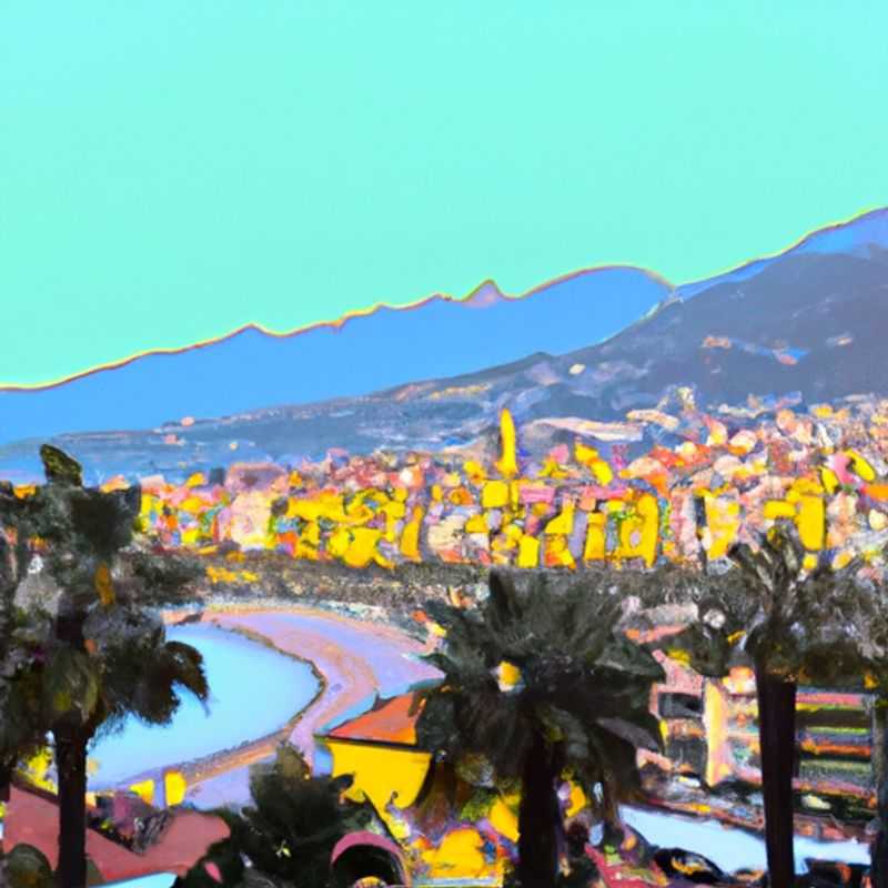 Two couples stroll along the sun-kissed Promenade du Soleil in Menton, France, their 3-week winter escape filled with the vibrant colors of the city's renowned lemon festival, a celebration of nature's bounty.