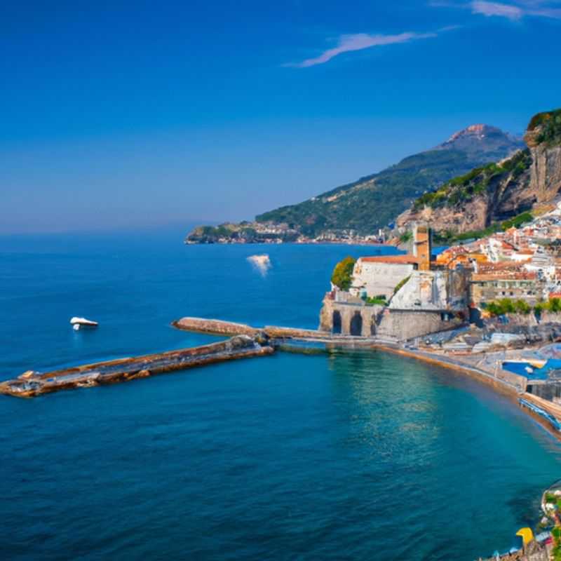 A Stroll Through the Beauty of Salerno's Promenade in the Embrace of Autumn