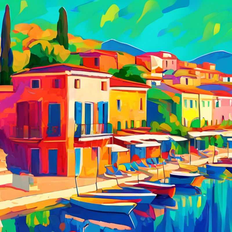 Une vue panoramique de la vieille ville de Nafplio, en Grèce, avec ses maisons colorées et son château médiéval perché sur une colline, capturée par un voyageur solo lors de son séjour de 4 jours dans cette destination estivale.