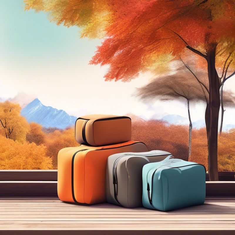 A close-up shot of colorful, organized packing cubes nestled inside a suitcase, showcasing their effectiveness in maximizing space and keeping belongings neatly compartmentalized.