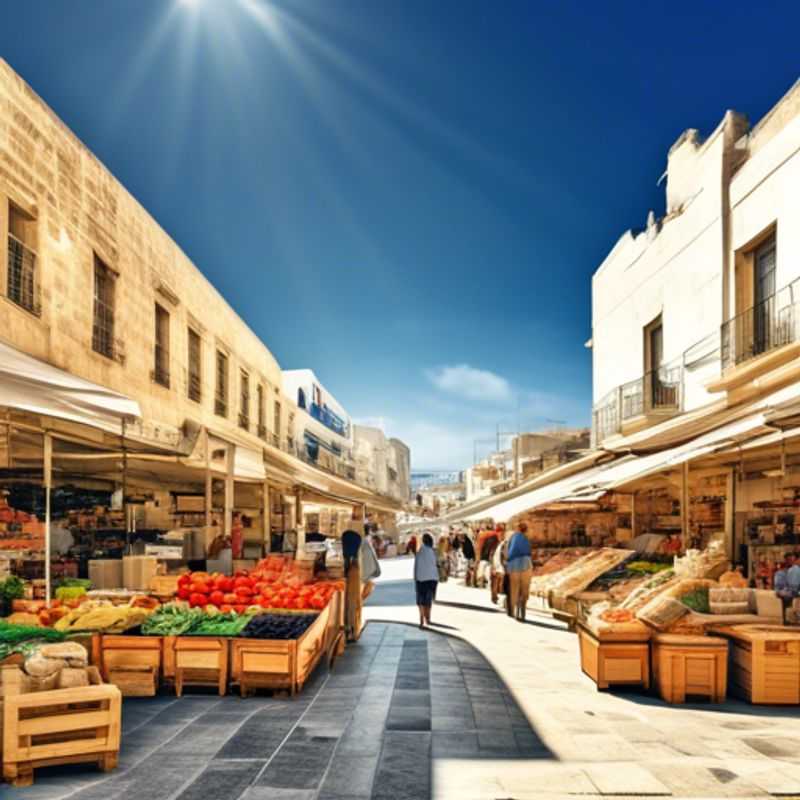 Deux couples de gourmets savourant les délices culinaires de la place Eleftheriou Venizelou à Héraklion, en Grèce, lors de leur escapade d'une semaine pendant l'été.