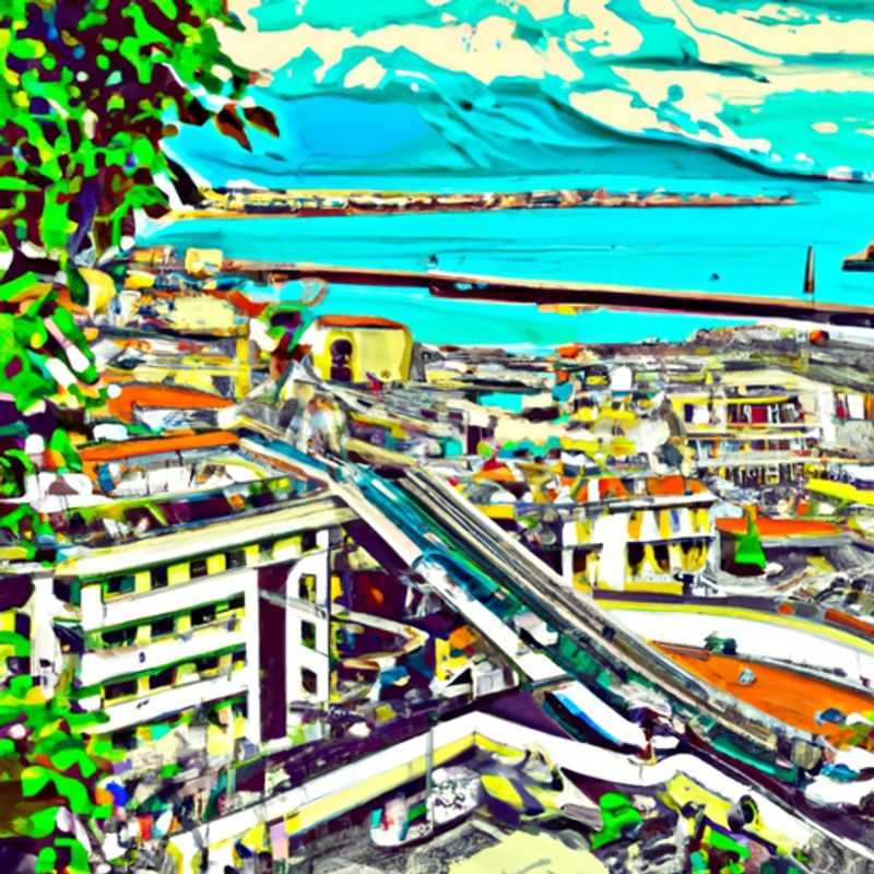 A family with children strolls along the picturesque promenade of Salerno, Italy, relishing the vibrant atmosphere and breathtaking views of the azure Mediterranean Sea during their 4-day summer adventure.