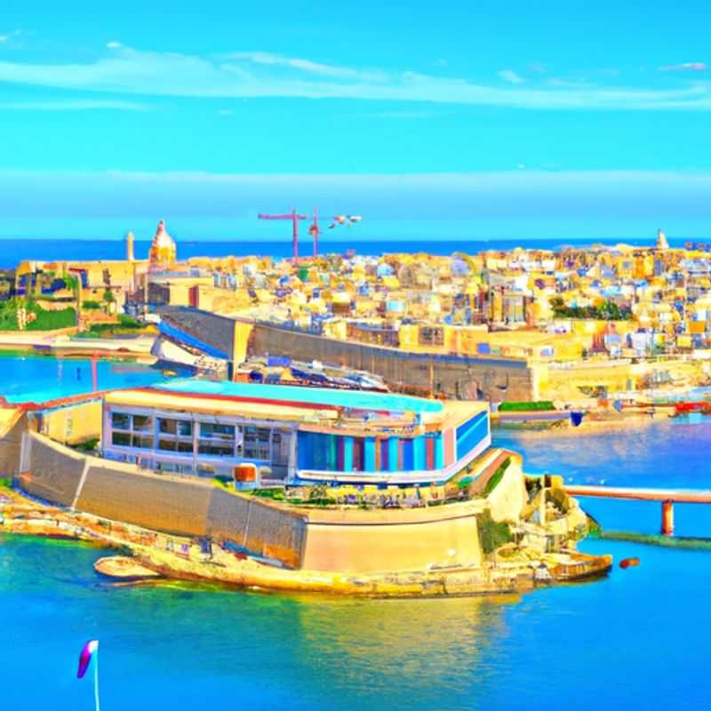 A solo traveler strolls along the picturesque promenade of Sliema, Malta, during a serene winter getaway, embracing the tranquility of the off-season and immersing themselves in the local culture and charm of this Mediterranean gem.