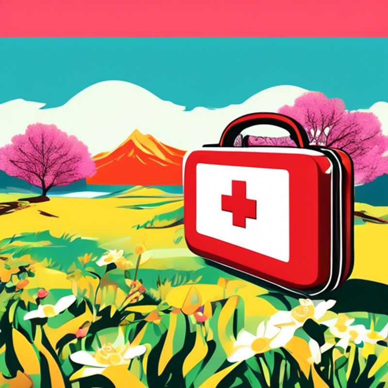 Une trousse de premiers soins complète et bien équipée, essentielle pour faire face aux petits bobos et accidents lors de vos aventures.