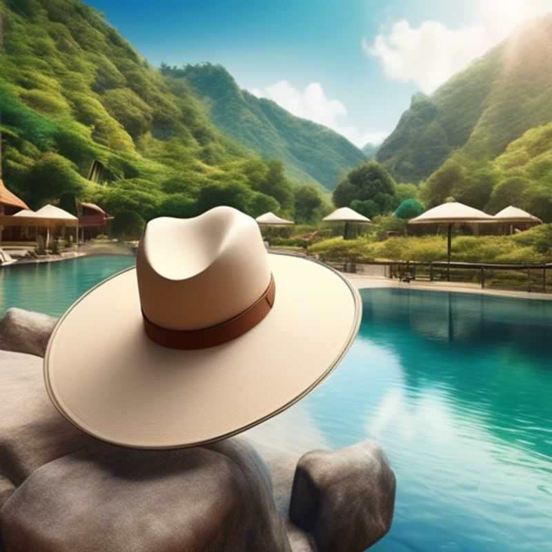 Sun Salutations and Ancient Secrets: Unwinding with Yoga in a Wide-Brimmed Hat
