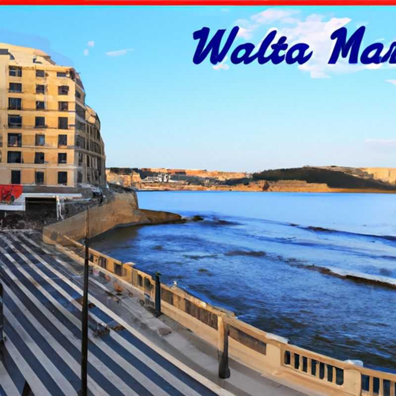 Trois couples profitant de l'architecture colorée et de l'ambiance animée de Sliema, à Malte, lors de leur escapade printanière de 24 heures.