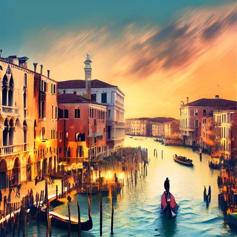 Venise, Italie: Un canal pittoresque, reflétant les coûts potentiels d'une visite. (Venice, Italy: A picturesque canal, reflecting the potential costs of a visit.)