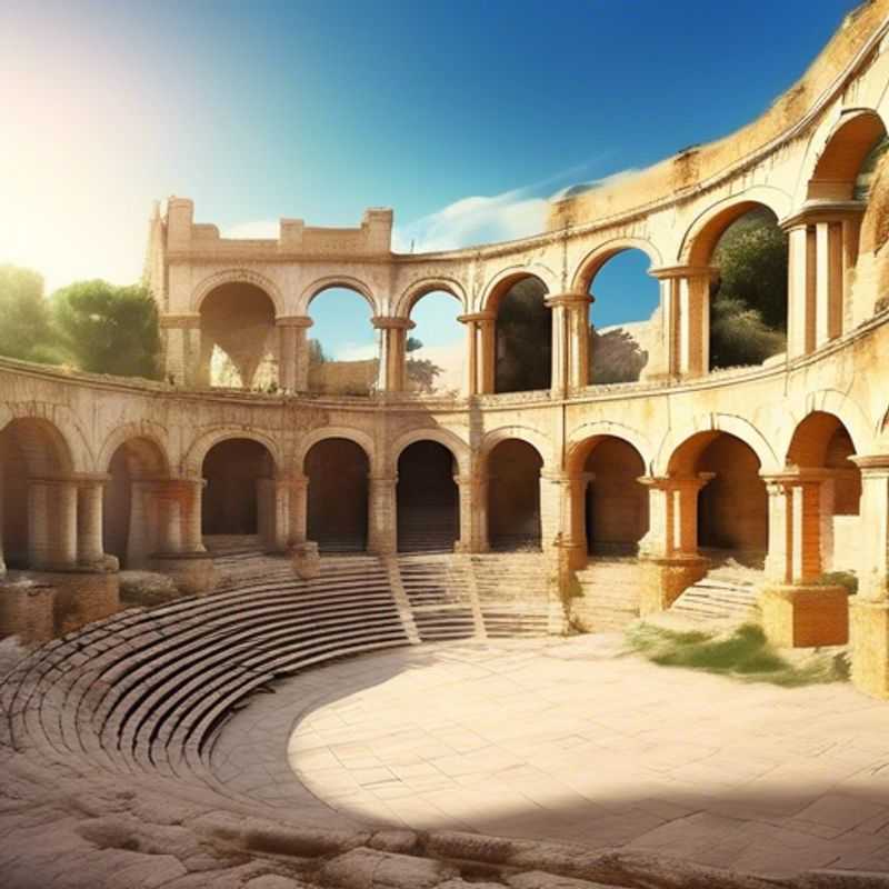 The Gap Year Traveler strolling along the ancient Roman aqueduct in Tarragona, Spain, marveling at the timeless architecture and rich history of this captivating coastal city during their 3-week winter adventure.